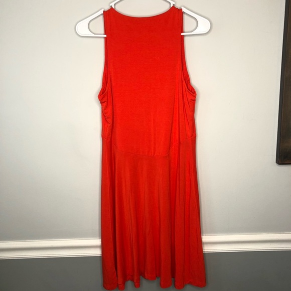 Athleta Santorini High Neck Orange Dress - Picture 5 of 5